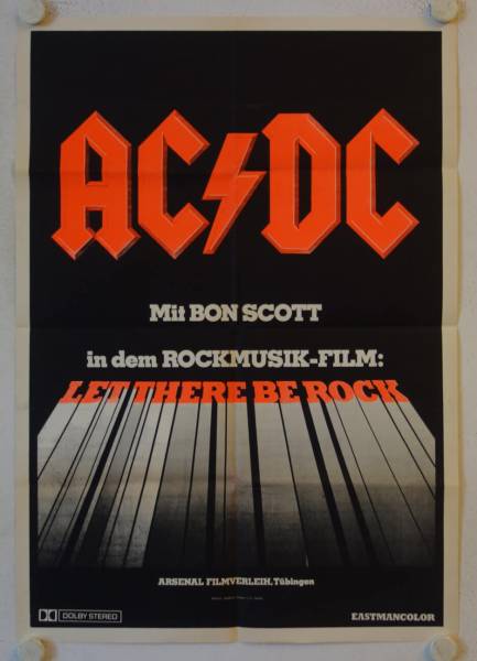 AC/DC: Let there be Rock originales deutsches Filmplakat